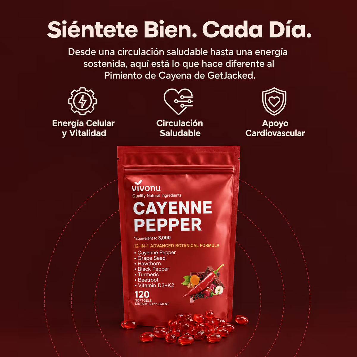 Pimienta de Cayena - Vivonu