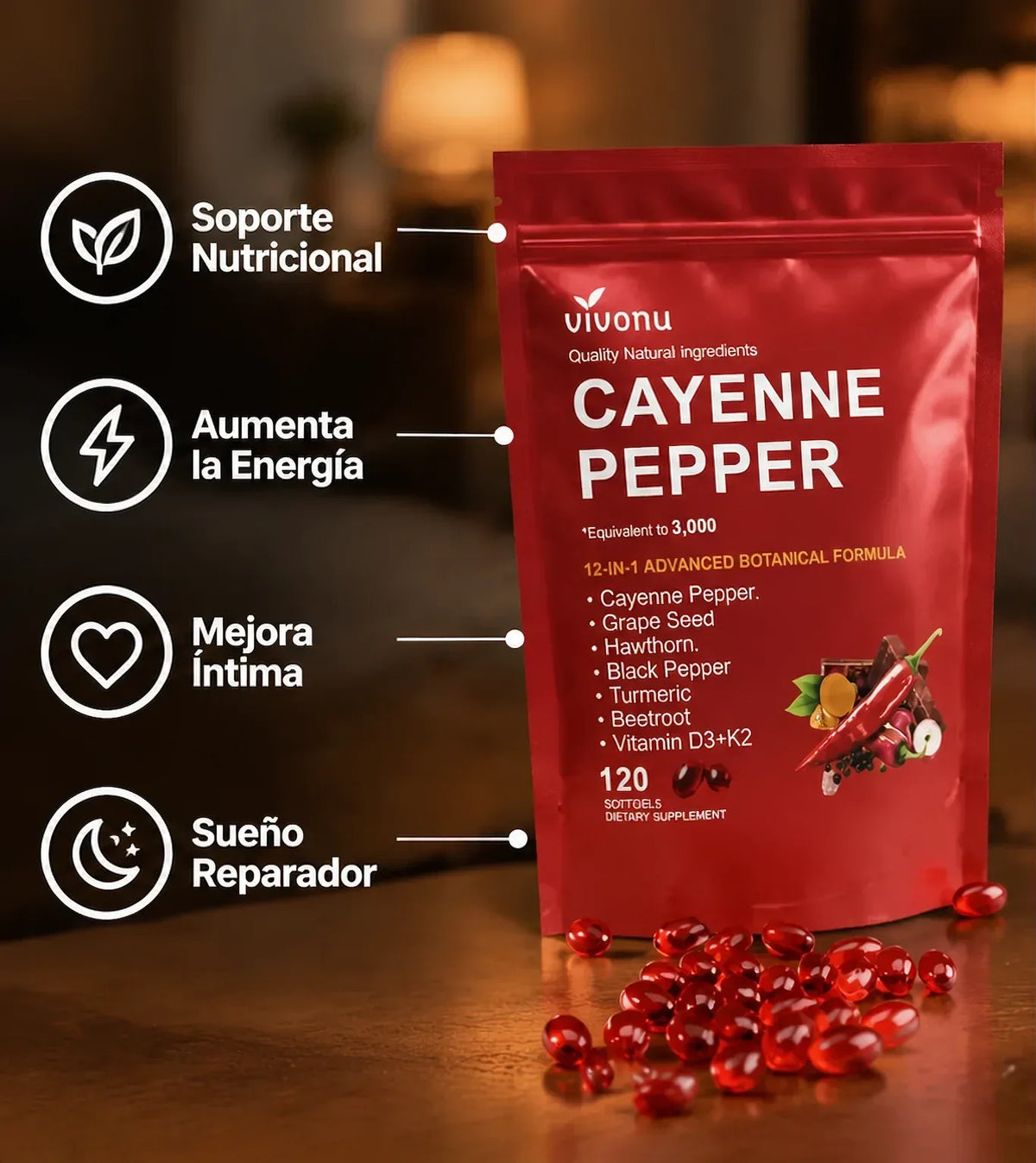Pimienta de Cayena - Vivonu
